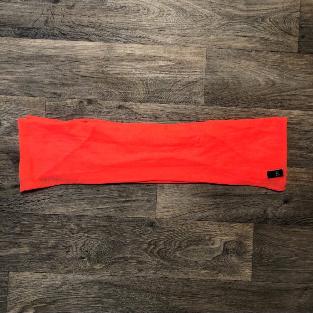 2Chic Orange Infinity Scarf